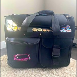 Dream Duffel Dance Costume Garment rolling telescopic handle travel bag w/ rack